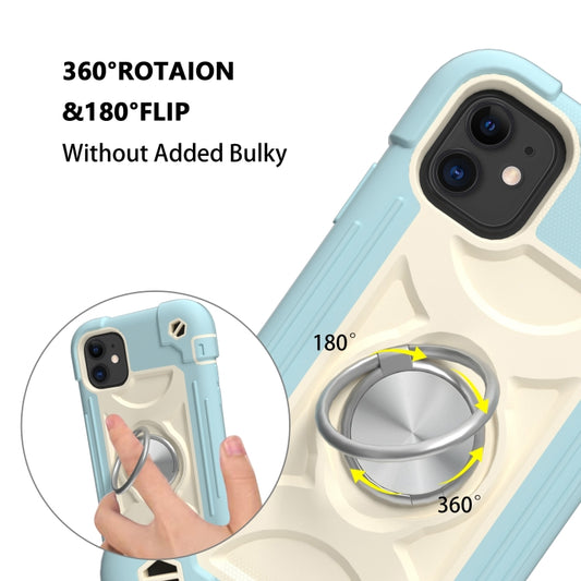 Protective case with magnetic dual-ring holder for iPhone 11 Pro Max