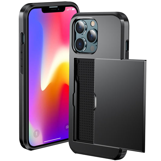 Rugged iPhone 13 mini protective case featuring secure card holder pocket