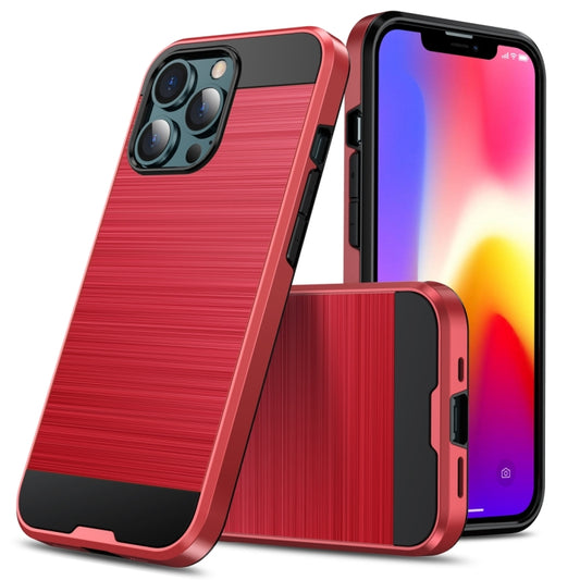 Sleek brushed carbon fiber protective case compatible with iPhone 13 Pro Max