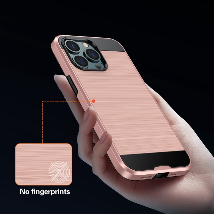 Brushed Texture Carbon Fiber TPU Case, For iPhone 13 mini, For iPhone 13, For iPhone 13 Pro, For iPhone 13 Pro Max