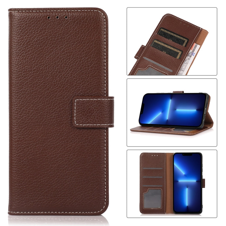 Litchi Texture PU + TPU Horizontal Flip Leather Case with Holder & Card Slots & Wallet