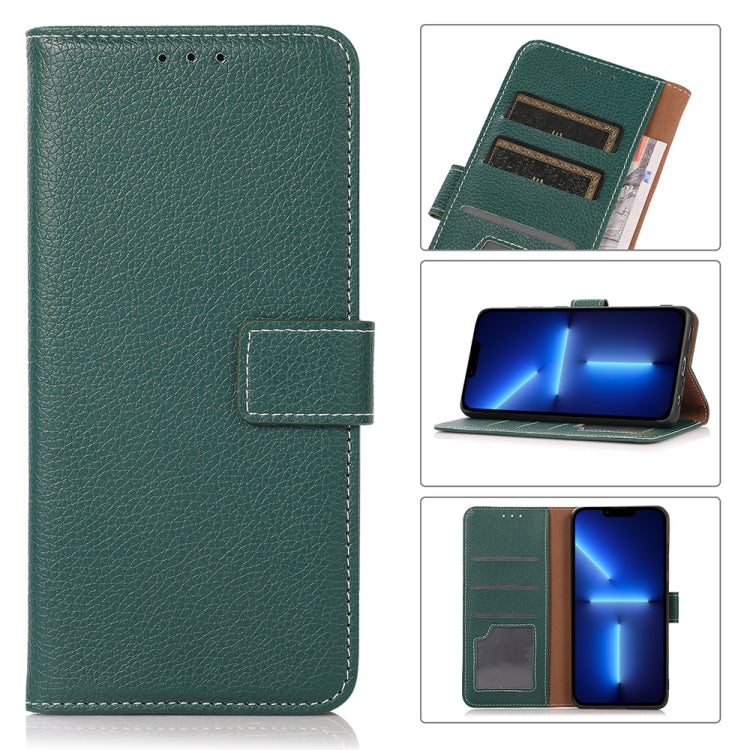 Litchi Texture PU + TPU Horizontal Flip Leather Case with Holder & Card Slots & Wallet