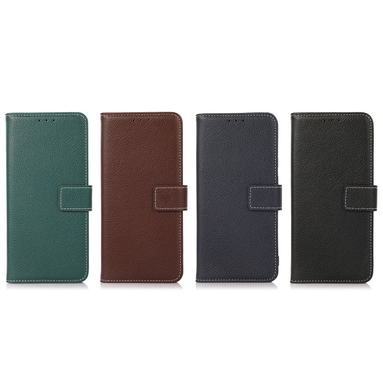 Litchi Texture PU + TPU Horizontal Flip Leather Case with Holder & Card Slots & Wallet