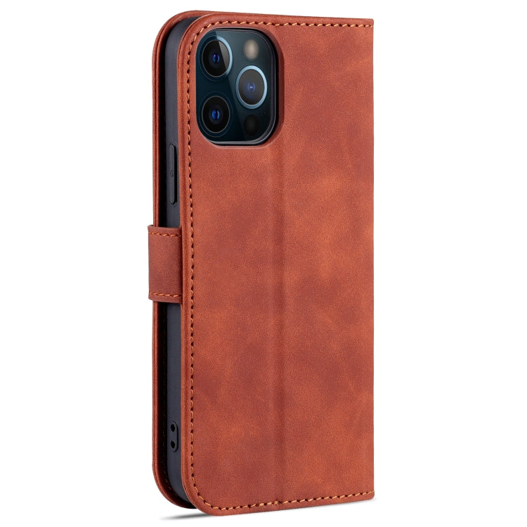 AZNS Skin Feel Calf Texture Horizontal Flip Leather Case with Card Slots & Holder & Wallet, For iPhone 12 Pro, For iPhone 12 Pro Max