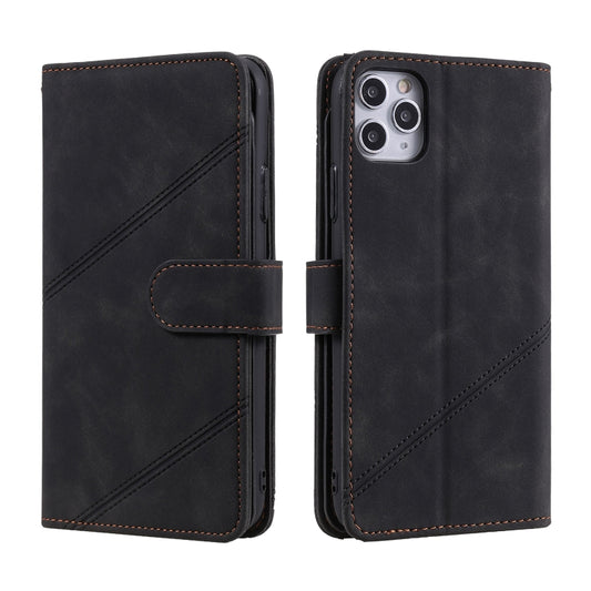 Horizontal flip design showcasing rich leather texture and protective build quality