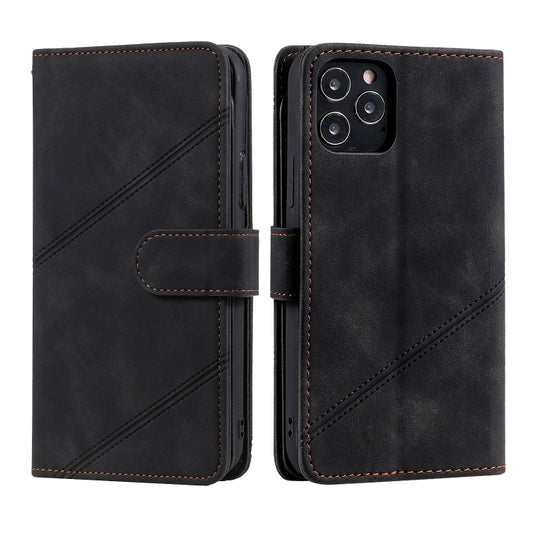 Horizontal business case for iPhone 12 Pro Max featuring multi-card storage compartments