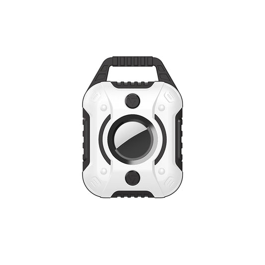 Side profile view of reinforced King Kong AirTag protective shell