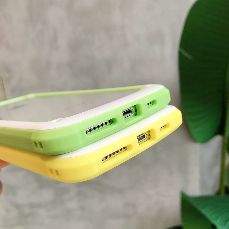 Candy-Colored TPU Transparent Shockproof Case, For iPhone XR