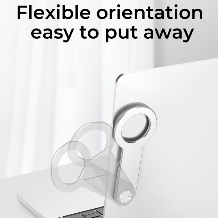 Support magnétique rond multifonction en métal déployé pour ordinateur portable, compatible avec iPhone 13, SJ05-12
