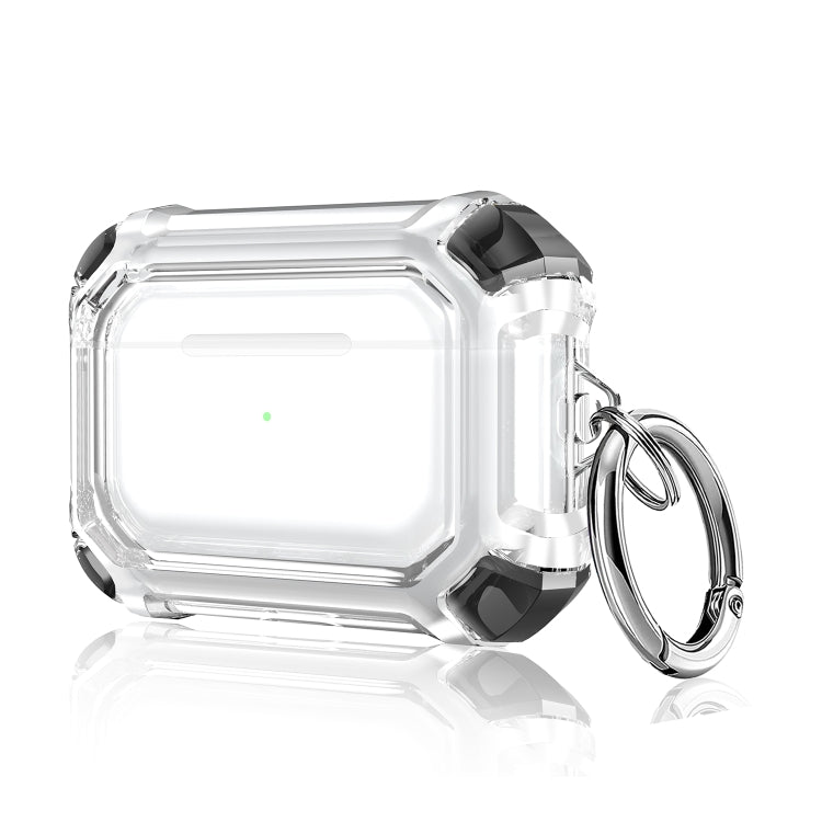 Étui de protection antichute bicolore en PC avec crochet pour écouteurs sans fil, compatible avec AirPods 1/2 et AirPods Pro