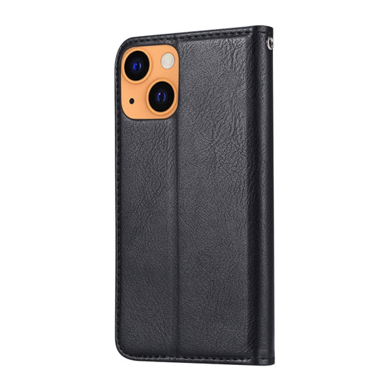 iPhone 13 mini protective leather case featuring photo frame holder and card storage
