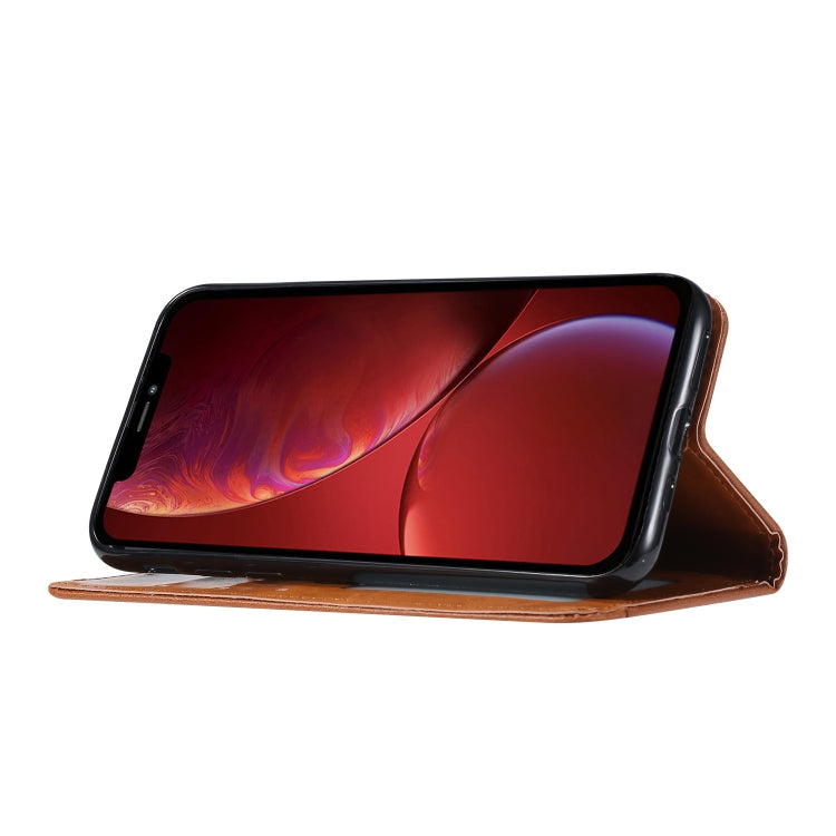 Knead Skin Texture Horizontal Flip Leather Case with Photo Frame & Holder & Card Slots & Wallet