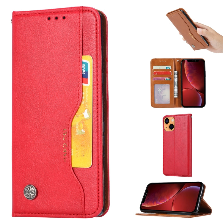 Knead Skin Texture Horizontal Flip Leather Case with Photo Frame & Holder & Card Slots & Wallet