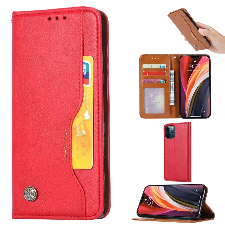 Knead Skin Texture Horizontal Flip Leather Case with Photo Frame & Holder & Card Slots & Wallet