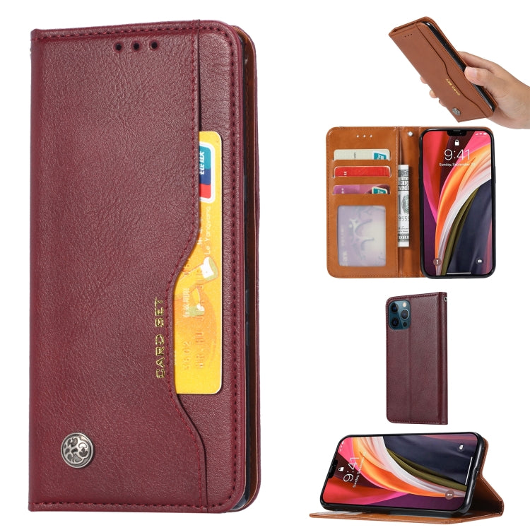 Knead Skin Texture Horizontal Flip Leather Case with Photo Frame & Holder & Card Slots & Wallet
