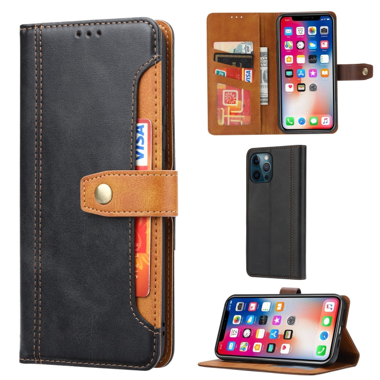 Calf Texture Double Fold Clasp Horizontal Flip Leather Case with Photo Frame & Holder & Card Slots & Wallet