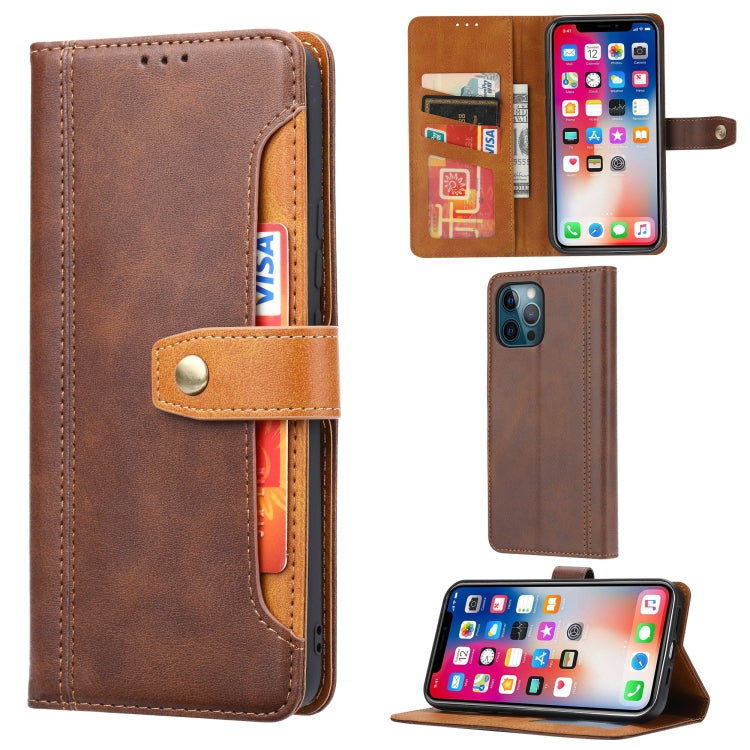 Calf Texture Double Fold Clasp Horizontal Flip Leather Case with Photo Frame & Holder & Card Slots & Wallet