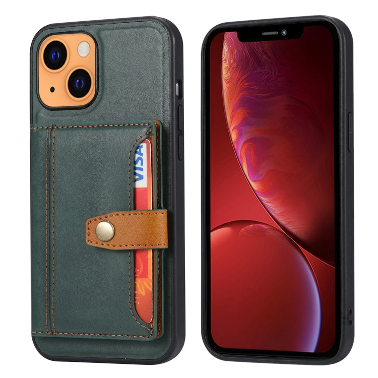 Calfskin Color Matching Shockproof TPU + PU Case with Holder & Card Slot