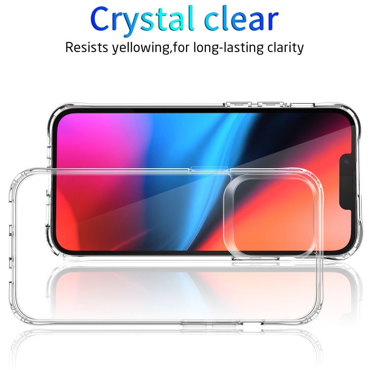 Clear Crystal Acrylic +TPU Four-corner Shockproof Case, For iPhone 13