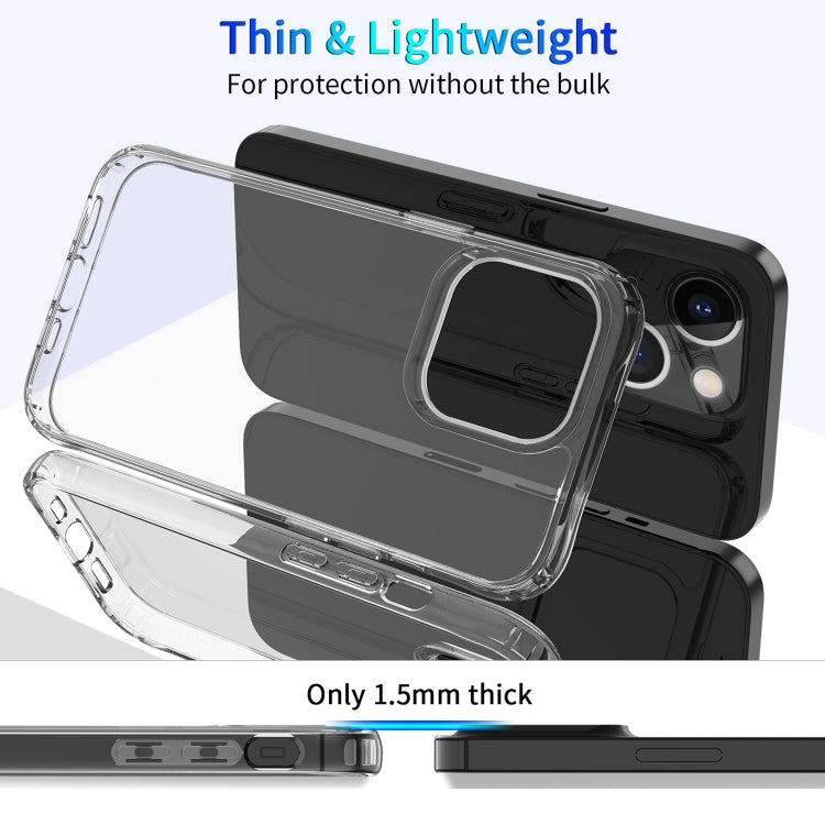 Clear Crystal Acrylic +TPU Four-corner Shockproof Case, For iPhone 13