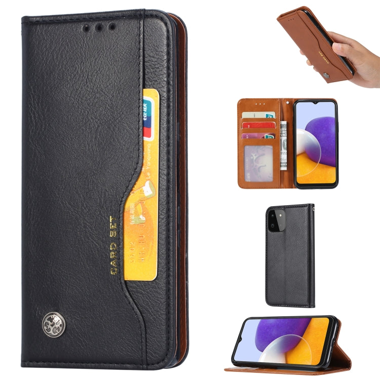 Knead Skin Texture Horizontal Flip Leather Case with Photo Frame & Holder & Card Slots & Wallet, For Samsung Galaxy A22 4G EU Version, For Samsung Galaxy A22 5G EU Version, For Samsung Galaxy A82 5G, For Samsung Galaxy Tab S7 FE                        ...