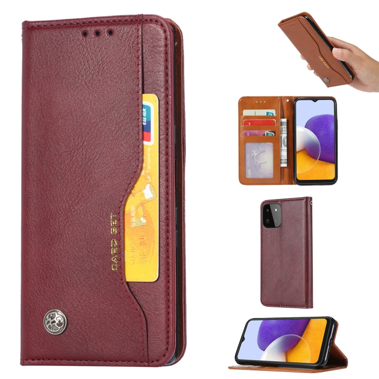Knead Skin Texture Horizontal Flip Leather Case with Photo Frame & Holder & Card Slots & Wallet, For Samsung Galaxy A22 4G EU Version, For Samsung Galaxy A22 5G EU Version, For Samsung Galaxy A82 5G, For Samsung Galaxy Tab S7 FE                        ...