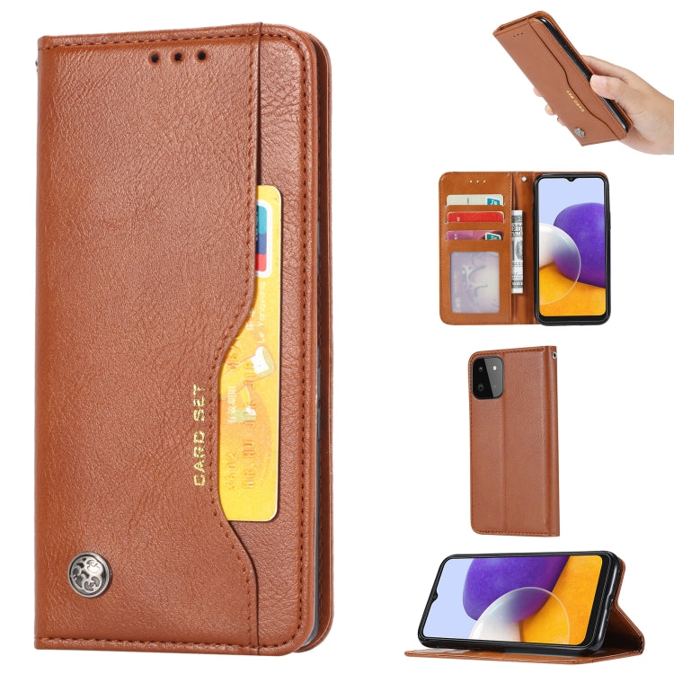 Knead Skin Texture Horizontal Flip Leather Case with Photo Frame & Holder & Card Slots & Wallet, For Samsung Galaxy A22 4G EU Version, For Samsung Galaxy A22 5G EU Version, For Samsung Galaxy A82 5G, For Samsung Galaxy Tab S7 FE                        ...