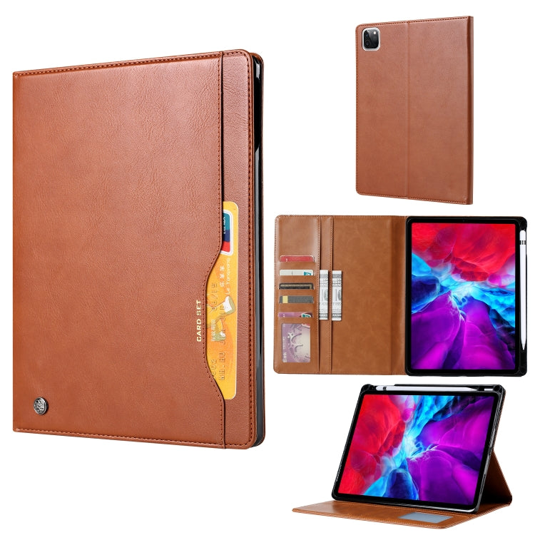 Knead Skin Texture Horizontal Flip Leather Case with Photo Frame & Holder & Card Slots & Wallet, For iPad Air 13 2024 / iPad Pro 12.9 2022 / 2021 / 2010