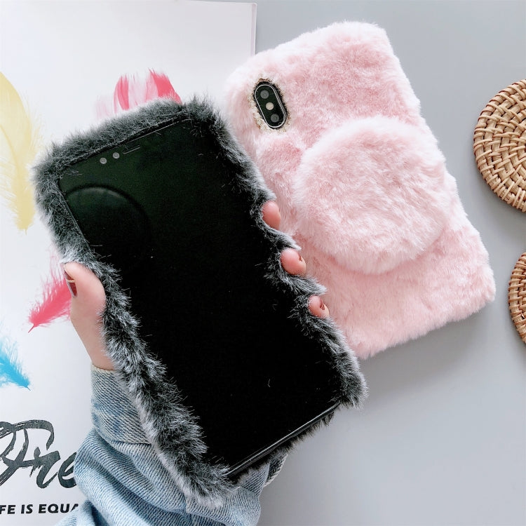 Plush Phone Protect Case with Mirror, For iPhone XS Max