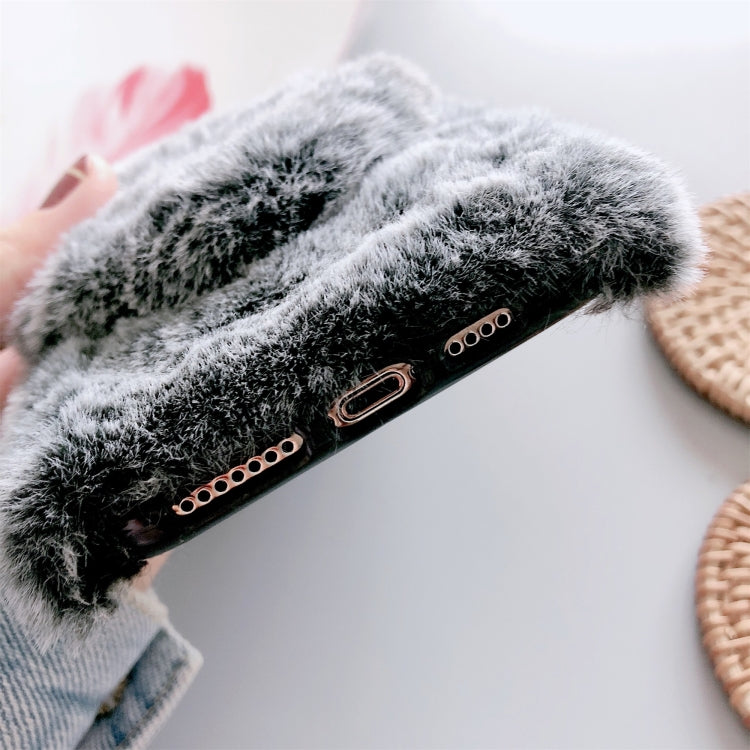 Plush Phone Protect Case with Mirror, For iPhone XS Max