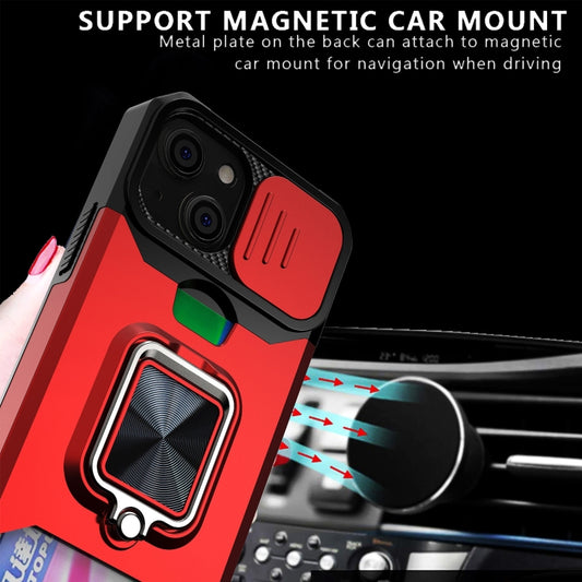 iPhone 13 mini protective case showcasing camera slider mechanism