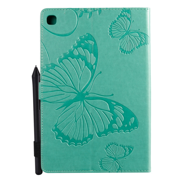 Pressed Printing Butterfly Pattern Horizontal Flip PU Leather Case with Holder & Card Slots & Wallet & Pen Slot, For iPad 10.2 / Pro 10.5 / Air  2019, For iPad Mini 2019 & 4 & 3 & 2 & 1, For Galaxy Tab A 8.0 & S Pen (2019)                              ...
