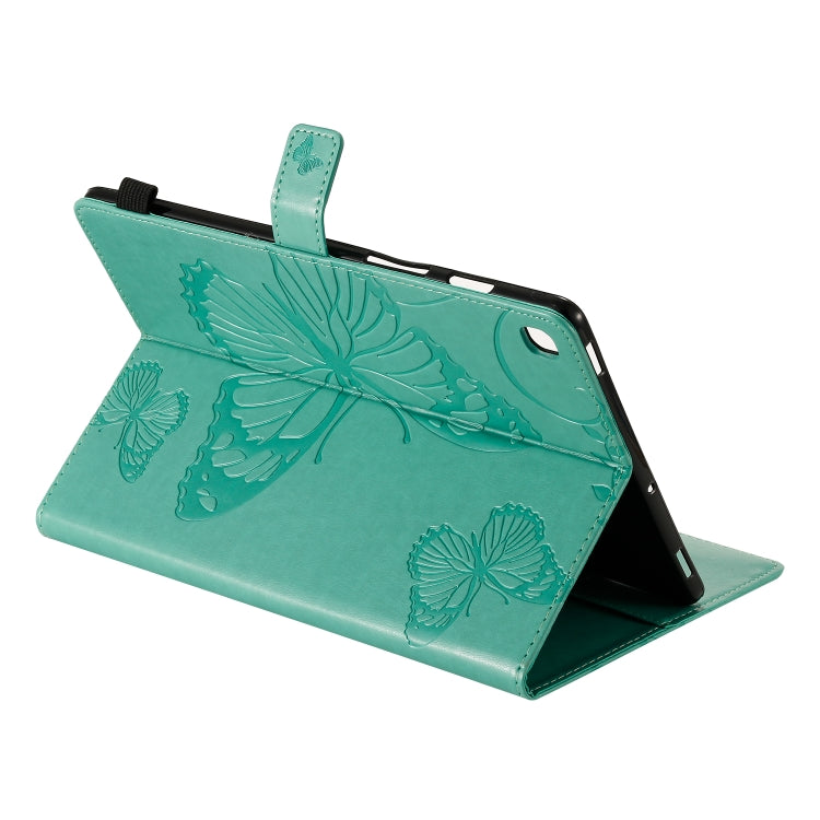 Pressed Printing Butterfly Pattern Horizontal Flip PU Leather Case with Holder & Card Slots & Wallet & Pen Slot, For iPad 10.2 / Pro 10.5 / Air  2019, For iPad Mini 2019 & 4 & 3 & 2 & 1, For Galaxy Tab A 8.0 & S Pen (2019)                              ...