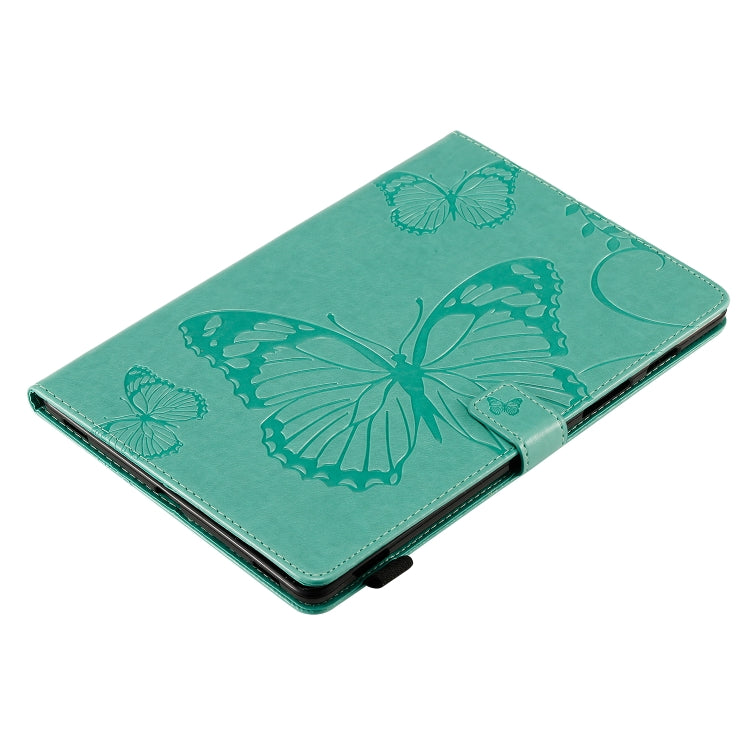 Pressed Printing Butterfly Pattern Horizontal Flip PU Leather Case with Holder & Card Slots & Wallet & Pen Slot, For iPad 10.2 / Pro 10.5 / Air  2019, For iPad Mini 2019 & 4 & 3 & 2 & 1, For Galaxy Tab A 8.0 & S Pen (2019)                              ...