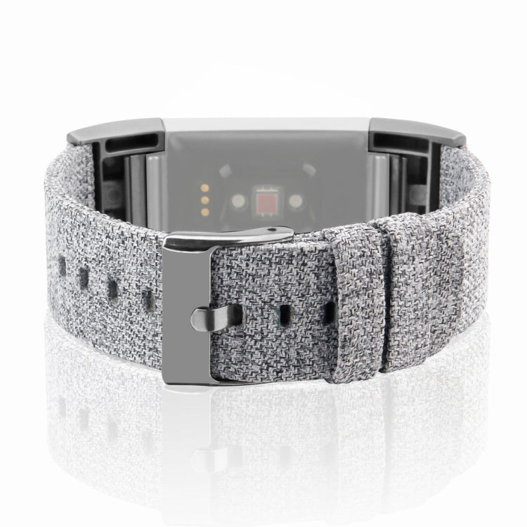For FITBIT Charge 2 Smart Watch Canvas Wrist Strap Watchband, S