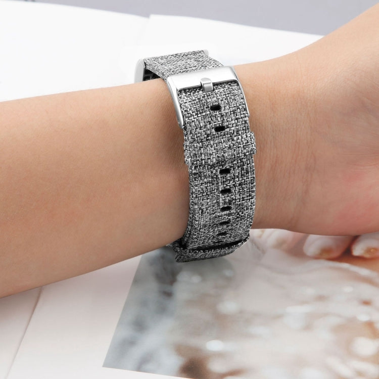 For FITBIT Charge 2 Smart Watch Canvas Wrist Strap Watchband, S