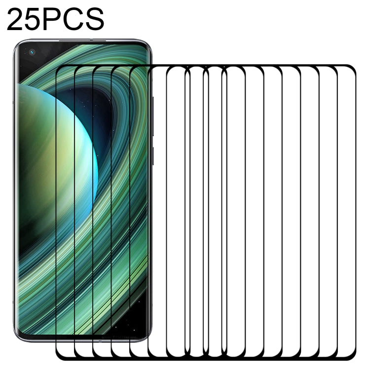 25 PCS 3D Curved Edge Full Screen Tempered Glass Film