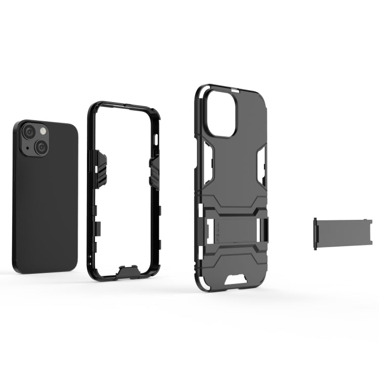 PC + TPU Shockproof Protective Case with Invisible Holder
