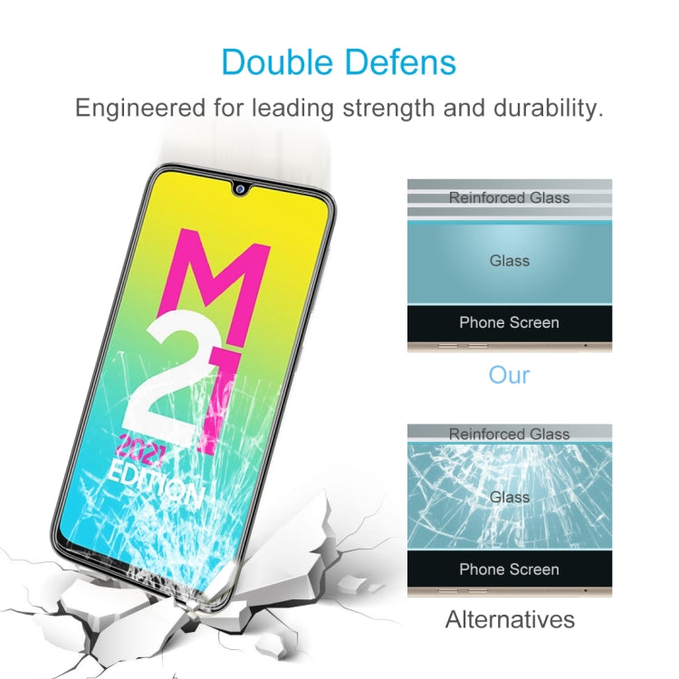 50 PCS 0.26mm 9H 2.5D Tempered Glass Film