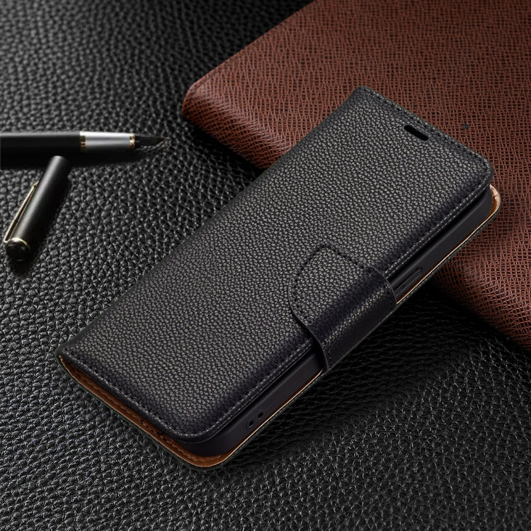 Litchi Texture Pure Color Horizontal Flip Leather Case with Holder & Card Slots & Wallet & Lanyard, For iPhone 13 Pro Max