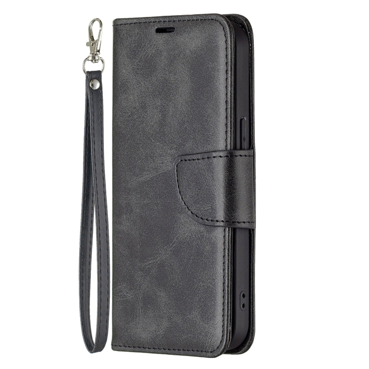 Retro Lambskin Texture Pure Color Horizontal Flip PU Leather Case, with Holder & Card Slots & Wallet & Lanyard