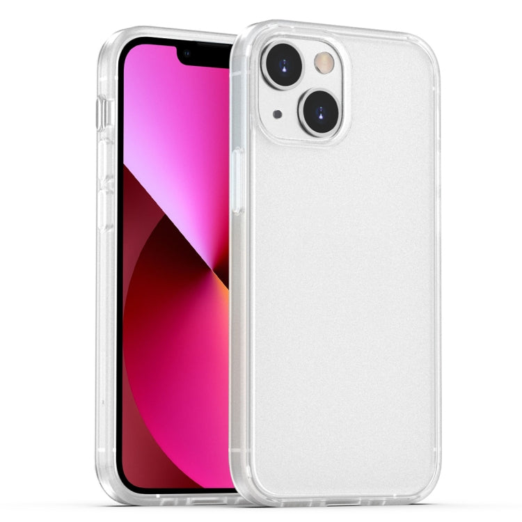 Skin Feel Frosted PC + TPU Shockproof Case with Color Button, For iPhone 13 mini, For iPhone 13, For iPhone 13 Pro, For iPhone 13 Pro Max