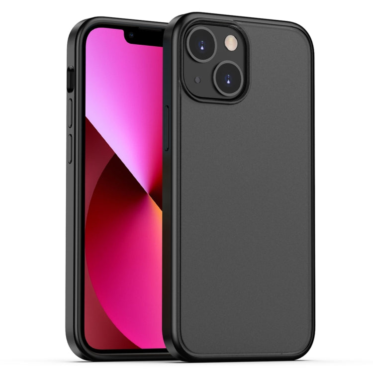 Skin Feel Frosted PC + TPU Shockproof Case with Color Button, For iPhone 13 mini, For iPhone 13, For iPhone 13 Pro, For iPhone 13 Pro Max