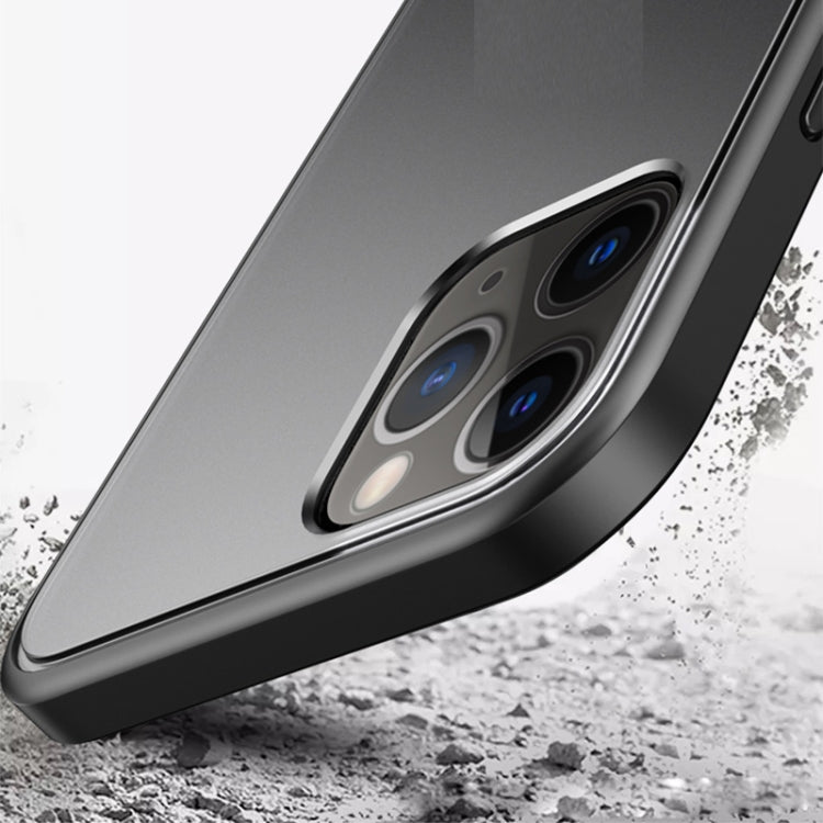 Skin Feel Frosted PC + TPU Shockproof Case with Color Button