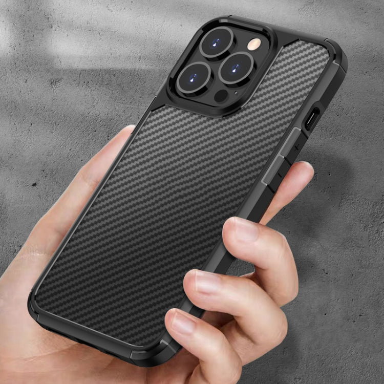 Pioneer Carbon Fiber Texture Shockproof TPU + PC Case