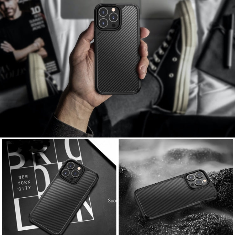 Pioneer Carbon Fiber Texture Shockproof TPU + PC Case