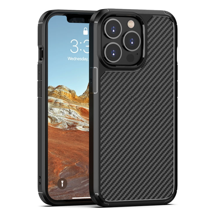 Pioneer Carbon Fiber Texture Shockproof TPU + PC Case