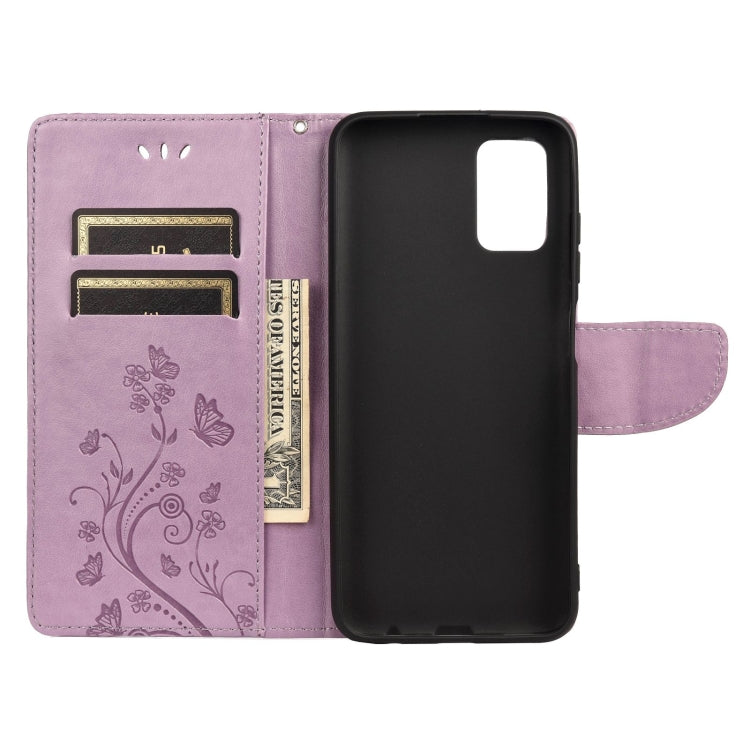 Butterfly Flower Pattern Horizontal Flip Leather Case with Holder & Card Slots & Wallet, For Samsung Galaxy A03s 164mm, For iPhone 13 mini, For iPhone 13