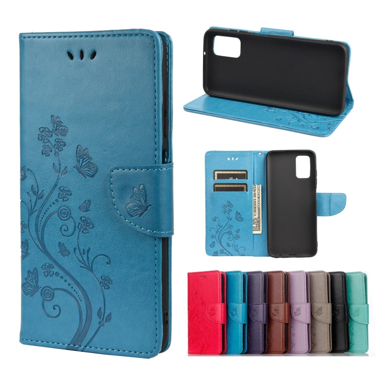 Butterfly Flower Pattern Horizontal Flip Leather Case with Holder & Card Slots & Wallet, For Samsung Galaxy A03s 164mm, For iPhone 13 mini, For iPhone 13
