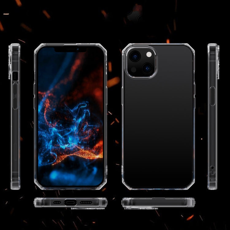 Straight Side Octagonal Transparent Shockproof TPU Protective Case, For iPhone 13 mini, For iPhone 13, For iPhone 13 Pro, For iPhone 13 Pro Max